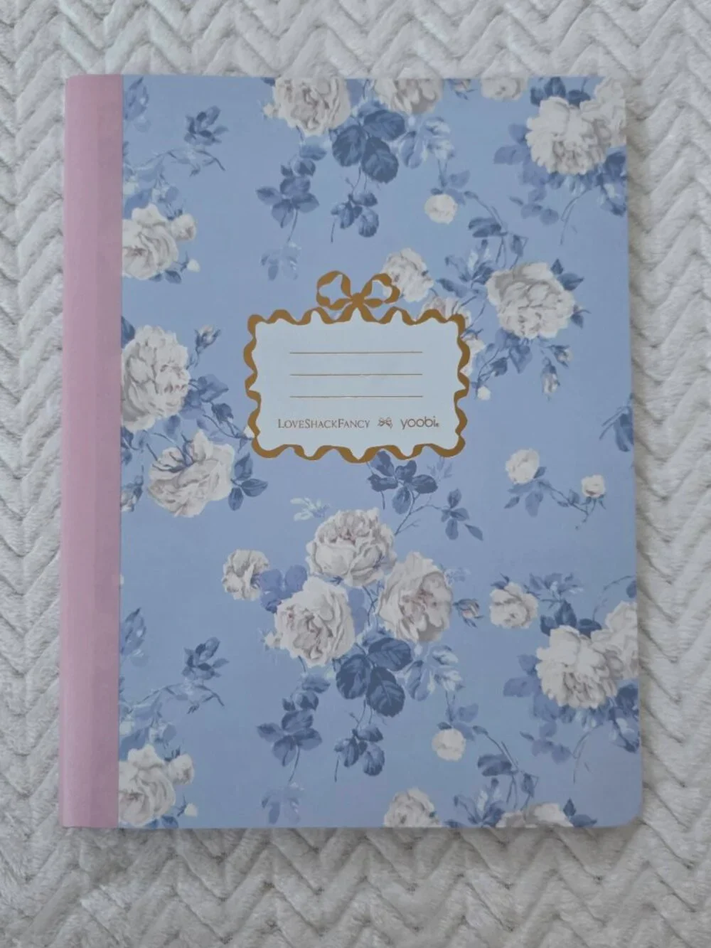 LoveShackFancy Target blue Everblooming binder notebooks magnets case bundle 6